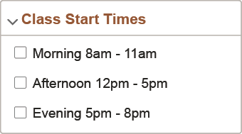 Class start times