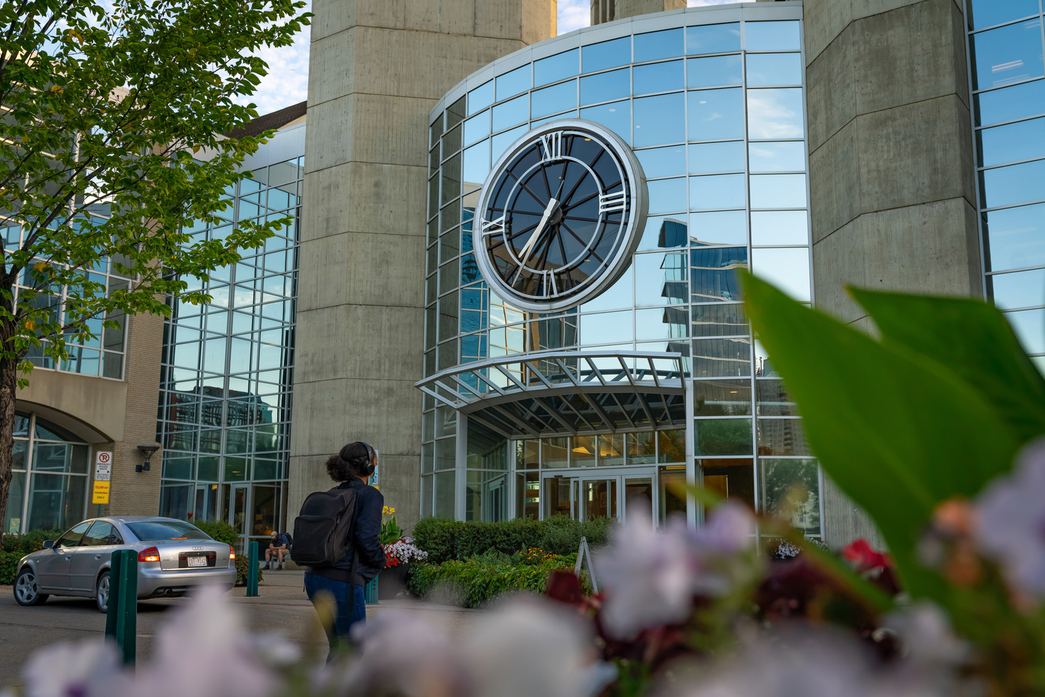 Image of MacEwan Clock Entrance